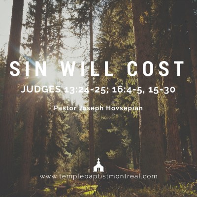 Sin Will Cost
